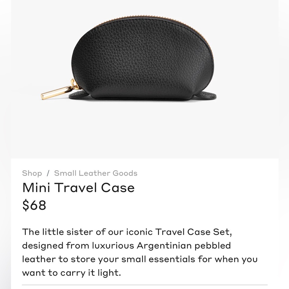 Cuyana Mini Travel Case